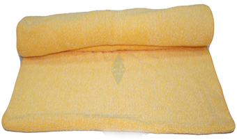 China Bulk Custom yellow microfiber cloths factory Jacquard Weave Towels Manufacturer